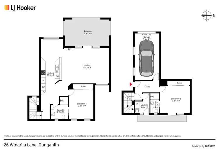 Floorplan of Homely unit listing, 26 Winarlia Lane, Gungahlin ACT 2912