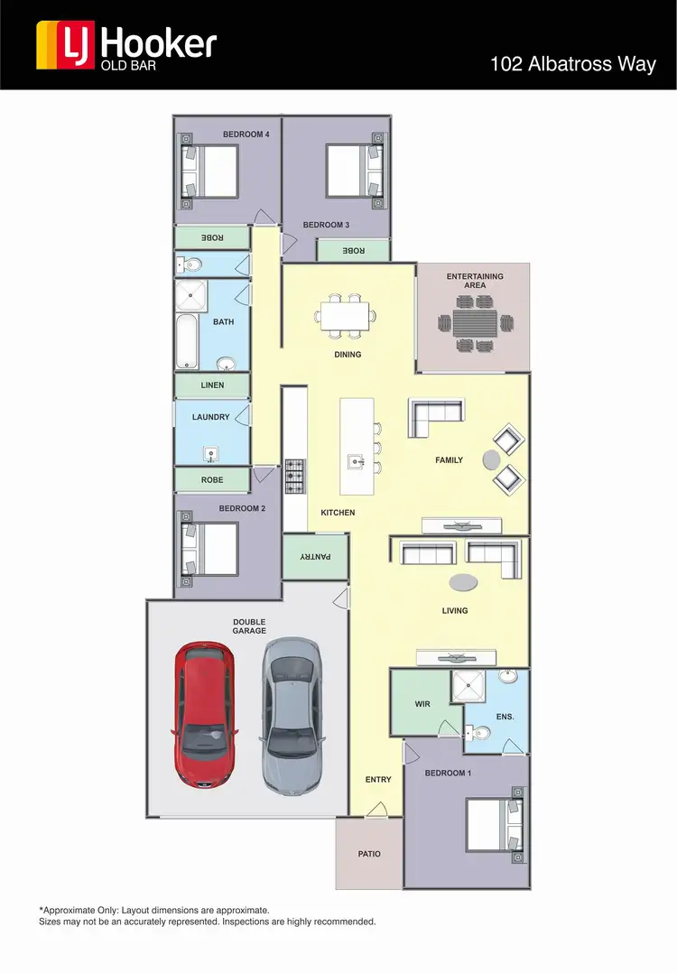 Floorplan of Homely house listing, 102 Albatross Way, Old Bar NSW 2430
