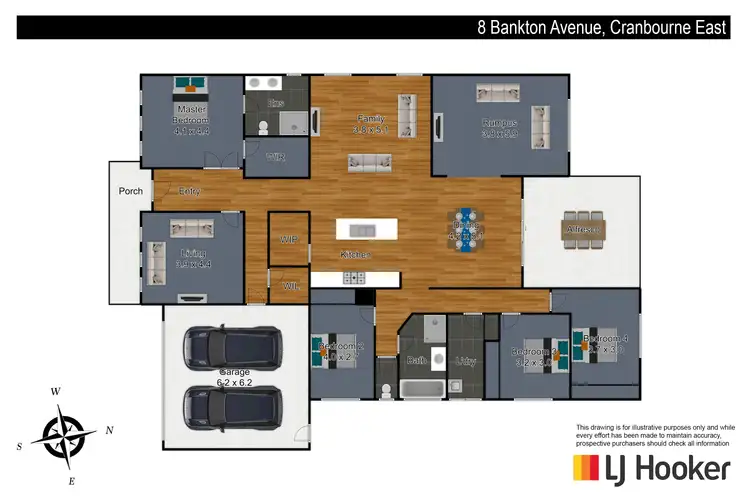 Floorplan of Homely house listing, 8 Bankton Avenue, Cranbourne East VIC 3977