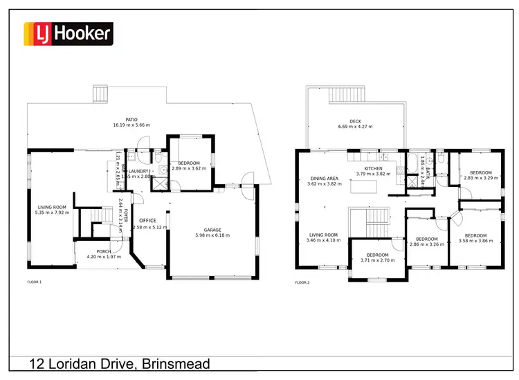 Floorplan of Homely house listing, 12 Loridan Drive, Brinsmead QLD 4870