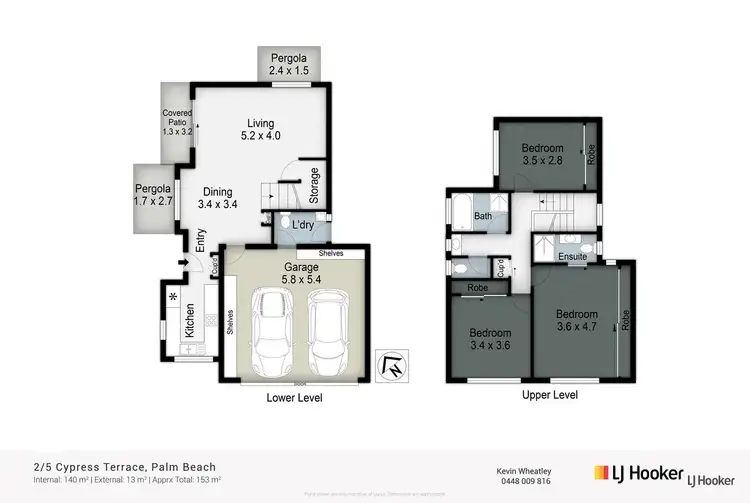 Floorplan of Homely semi-detached listing, 2/5 Cypress Terrace, Palm Beach QLD 4221