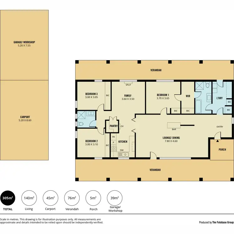 Floorplan of Homely house listing, 70A Jack Cooper Drive, Evanston SA 5116