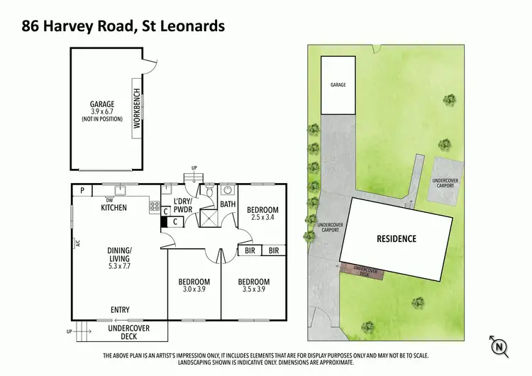 Floorplan of Homely house listing, 86 Harvey Road, St Leonards VIC 3223