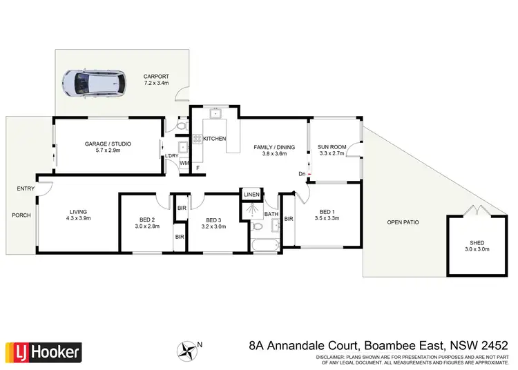 Floorplan of Homely house listing, 8a Annandale Court, Boambee East NSW 2452