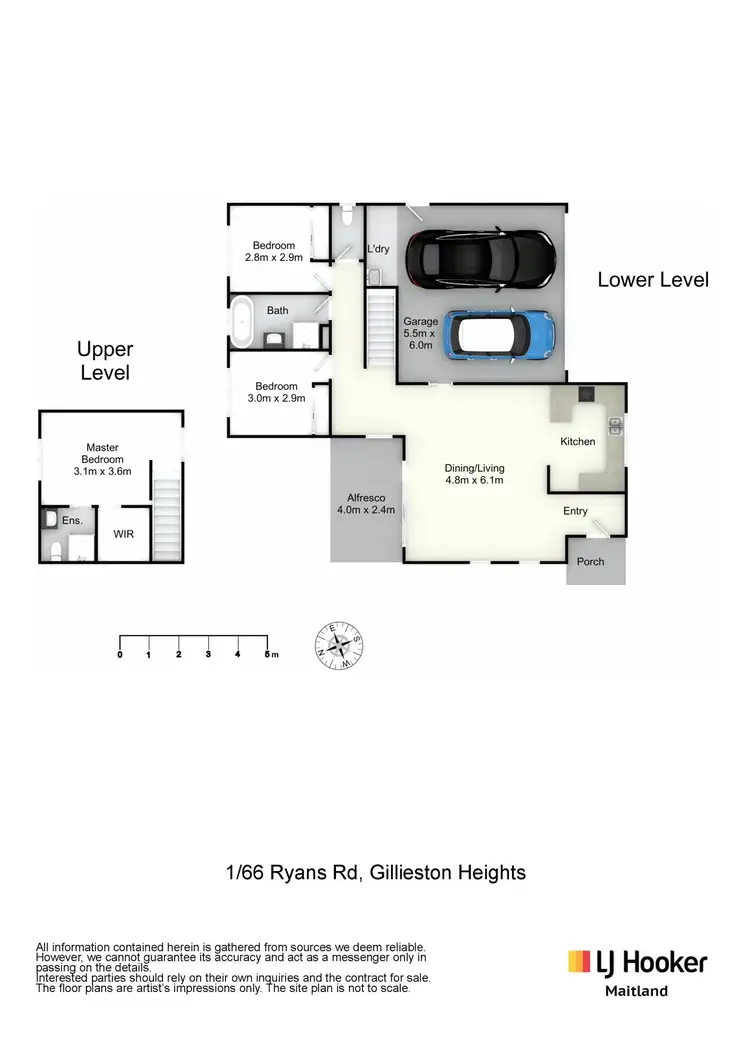 Floorplan of Homely block of units listing, 1-3/66 Ryans Road, Gillieston Heights NSW 2321