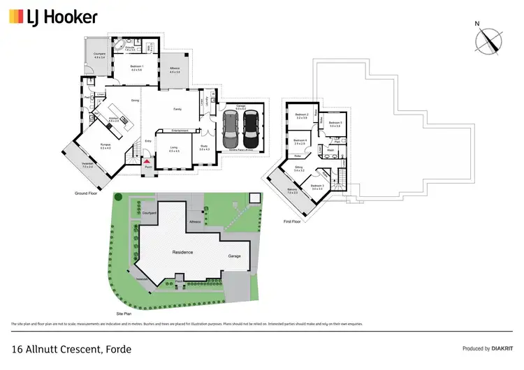 Floorplan of Homely house listing, 16 Allnutt Crescent, Forde ACT 2914