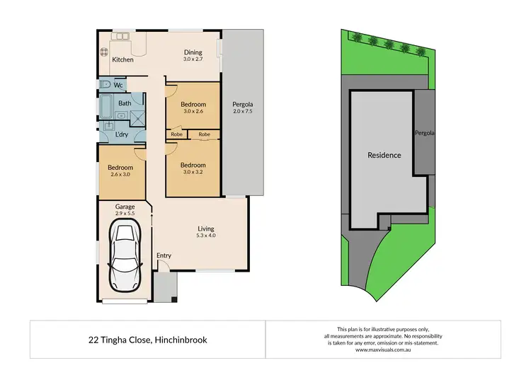 Floorplan of Homely house listing, 22 Tingha Close, Hinchinbrook NSW 2168