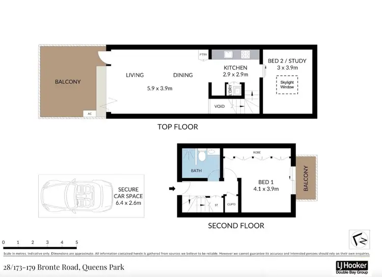 Floorplan of Homely apartment listing, 28/173-179 Bronte Road, Queens Park NSW 2022
