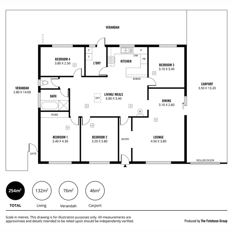 Floorplan of Homely house listing, 18 Fairbanks Drive,, Paralowie SA 5108