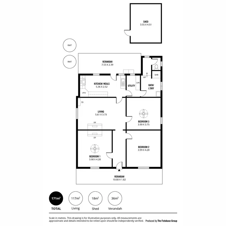 Floorplan of Homely house listing, 5 Toronto Street, Ovingham SA 5082