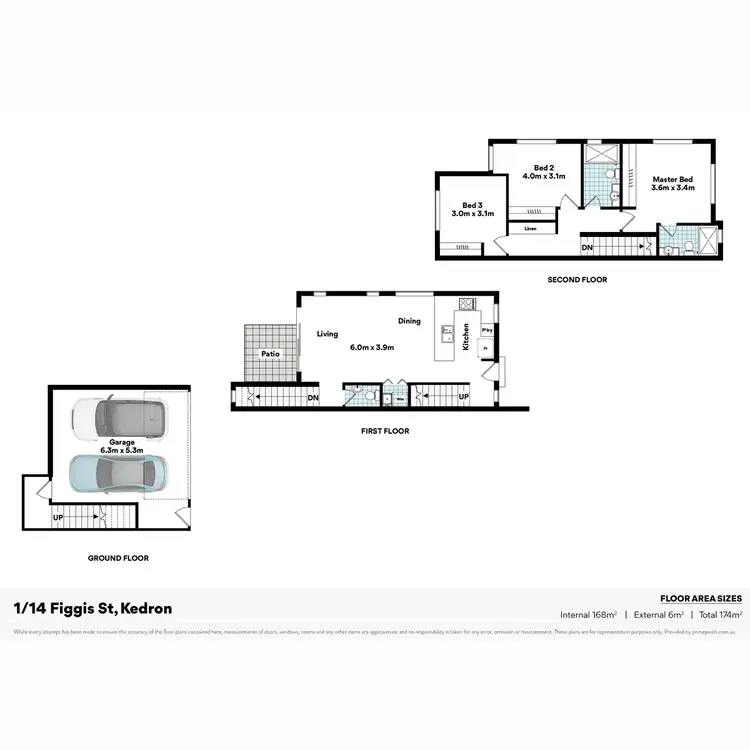Floorplan of Homely townhouse listing, 5/12-14 Figgis Street, Kedron QLD 4031