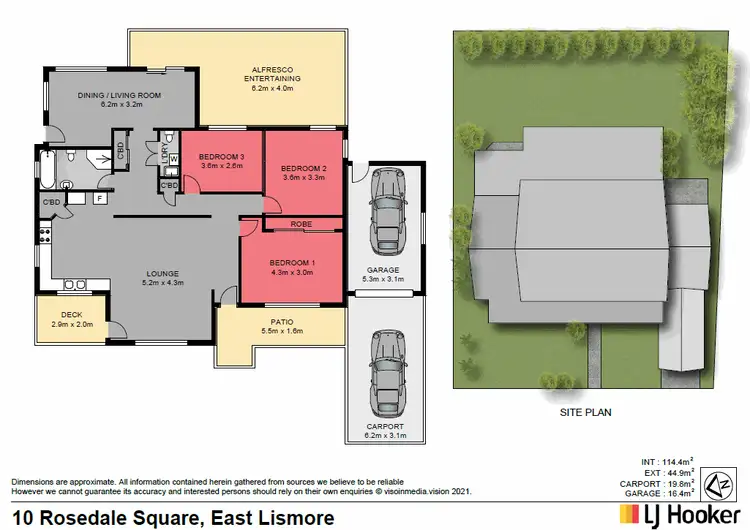 Floorplan of Homely house listing, 10 Rosedale Square, East Lismore NSW 2480