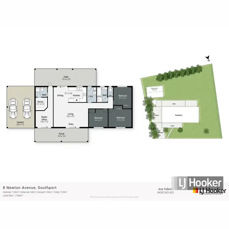 Floorplan of Homely house listing, 8 Newton Avenue, Southport QLD 4215