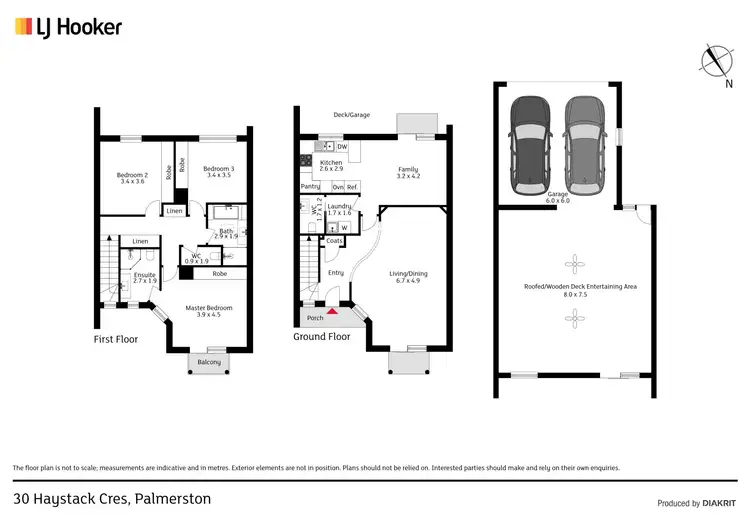Floorplan of Homely house listing, 30 Haystack Crescent, Palmerston ACT 2913