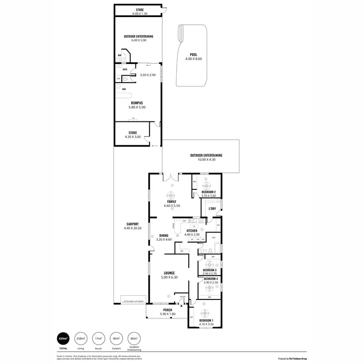 Floorplan of Homely house listing, 26 Whimpress Avenue, Findon SA 5023