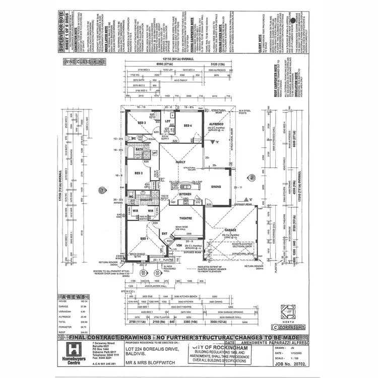 Floorplan of Homely house listing, 16 Borealis Drive, Baldivis WA 6171