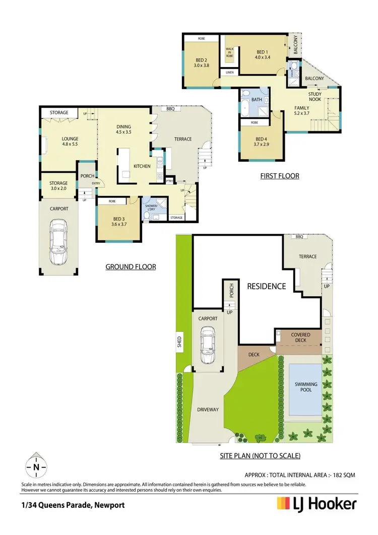 Floorplan of Homely house listing, 1/34 Queens Parade, Newport NSW 2106