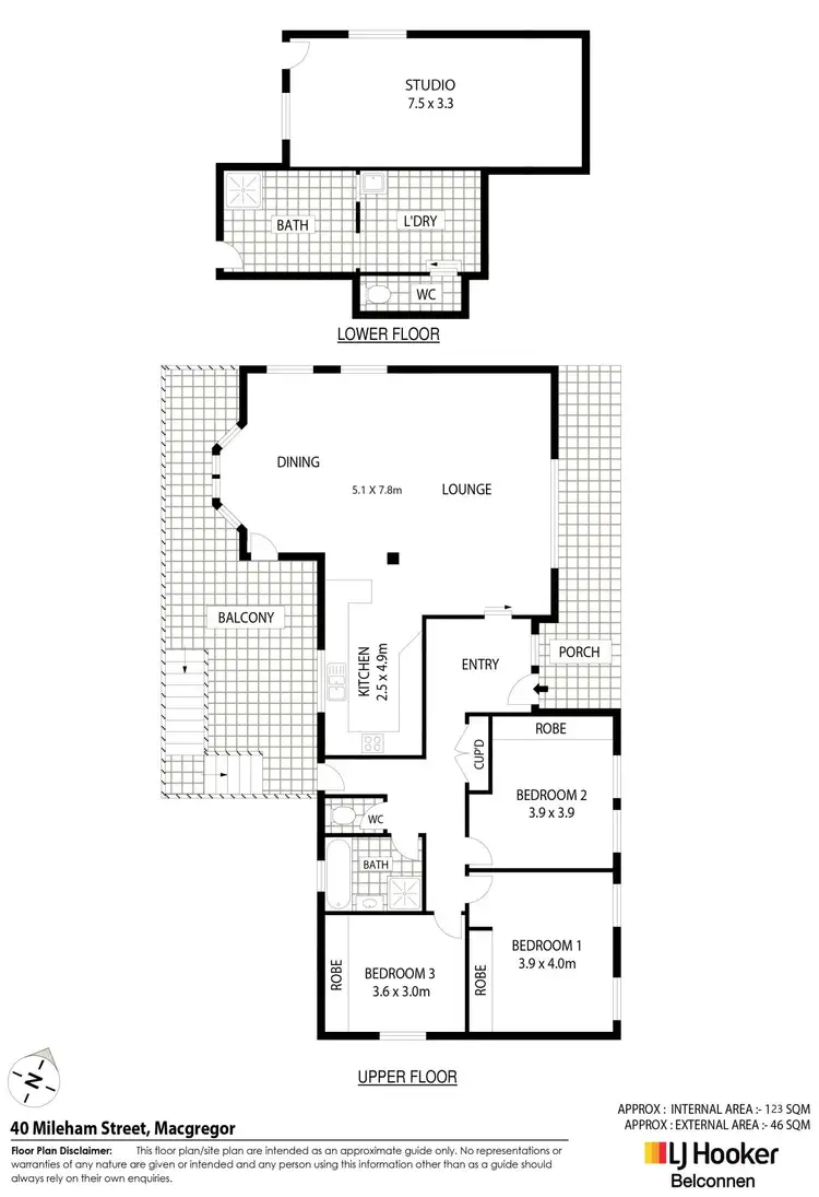 Floorplan of Homely house listing, 40 Mileham Street, Macgregor ACT 2615