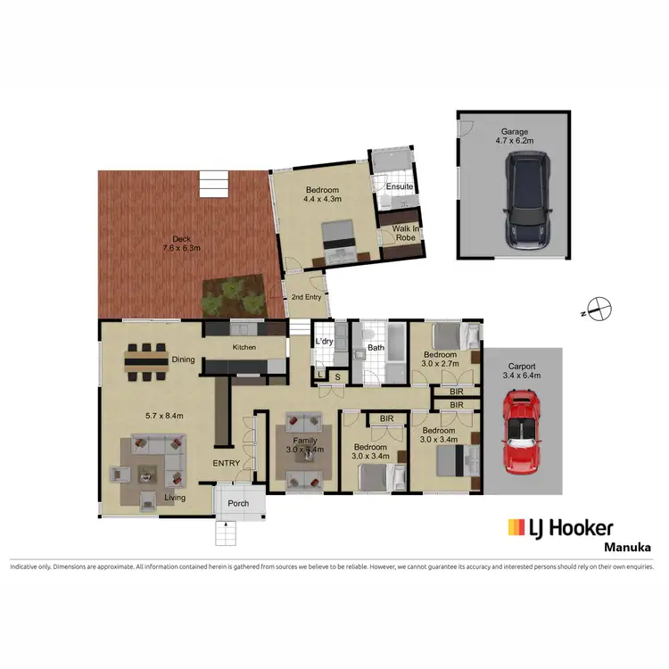 Floorplan of Homely house listing, 32 Lambert Street, Lyneham ACT 2602