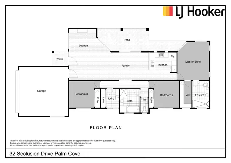Floorplan of Homely house listing, 32 Seclusion Drive, Palm Cove QLD 4879