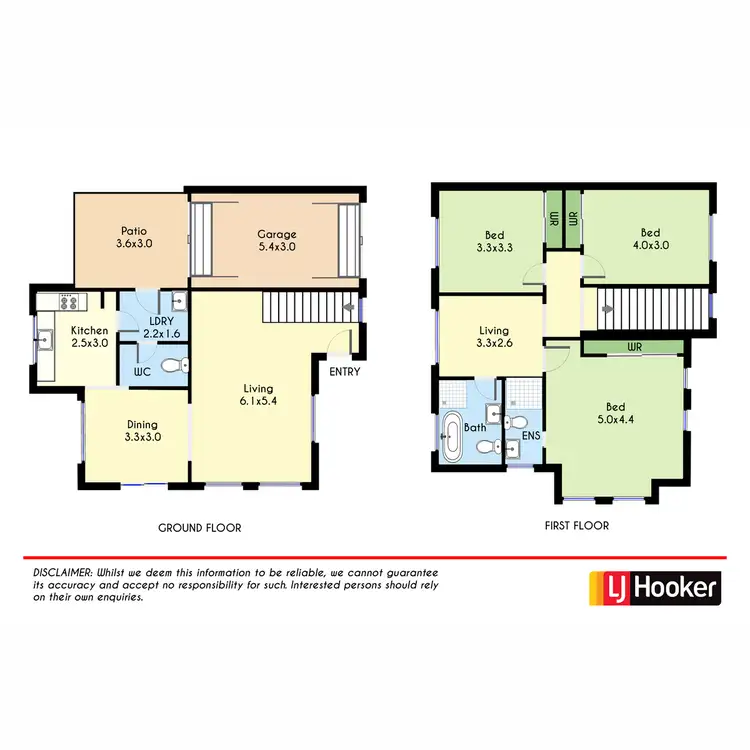 Floorplan of Homely townhouse listing, 1/62 Derby Street, Rooty Hill NSW 2766