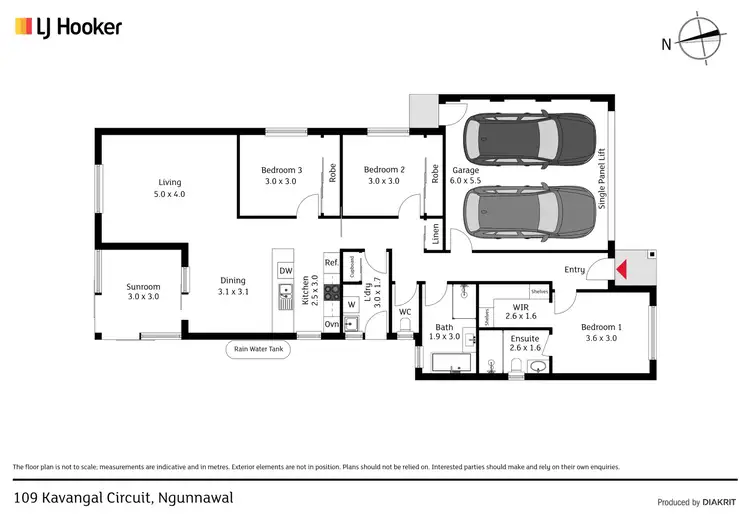 Floorplan of Homely house listing, 109 Kavangal Circuit, Ngunnawal ACT 2913