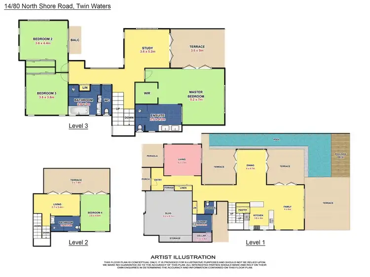 Floorplan of Homely house listing, 14/80 North Shore Road, Twin Waters QLD 4564