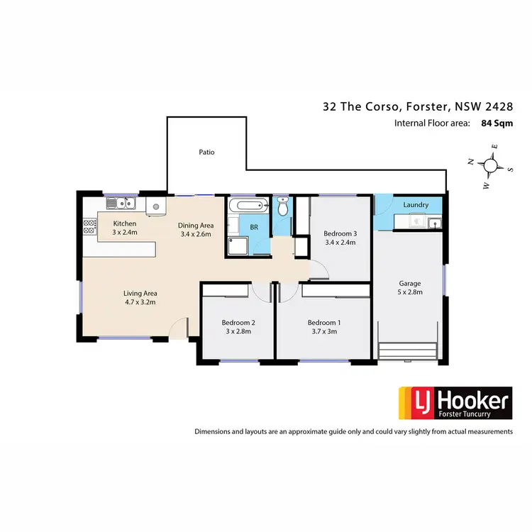 Floorplan of Homely house listing, 32 The Corso, Forster NSW 2428