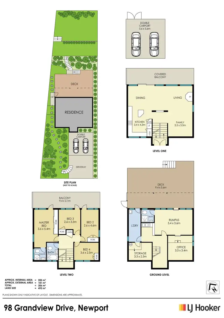 Floorplan of Homely house listing, 98 Grandview Drive, Newport NSW 2106