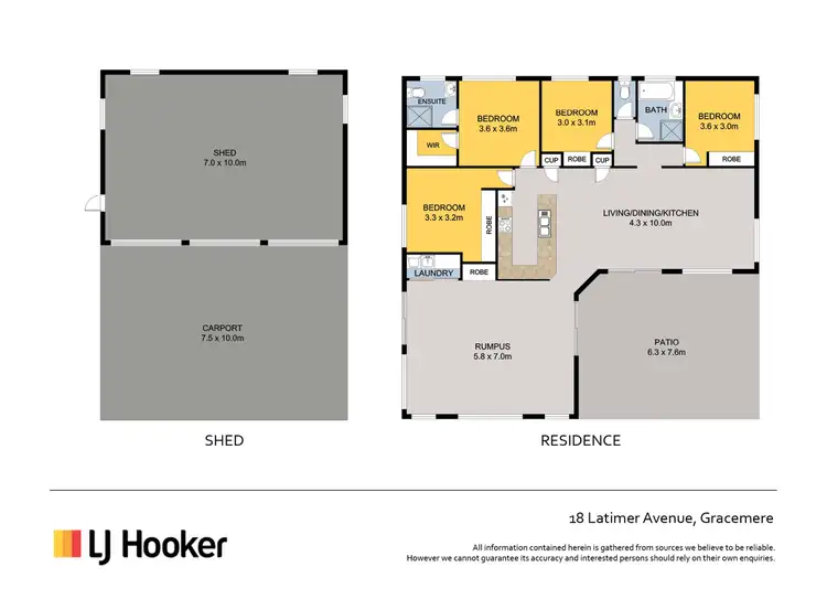 Floorplan of Homely house listing, 18 Latimer Avenue, Gracemere QLD 4702
