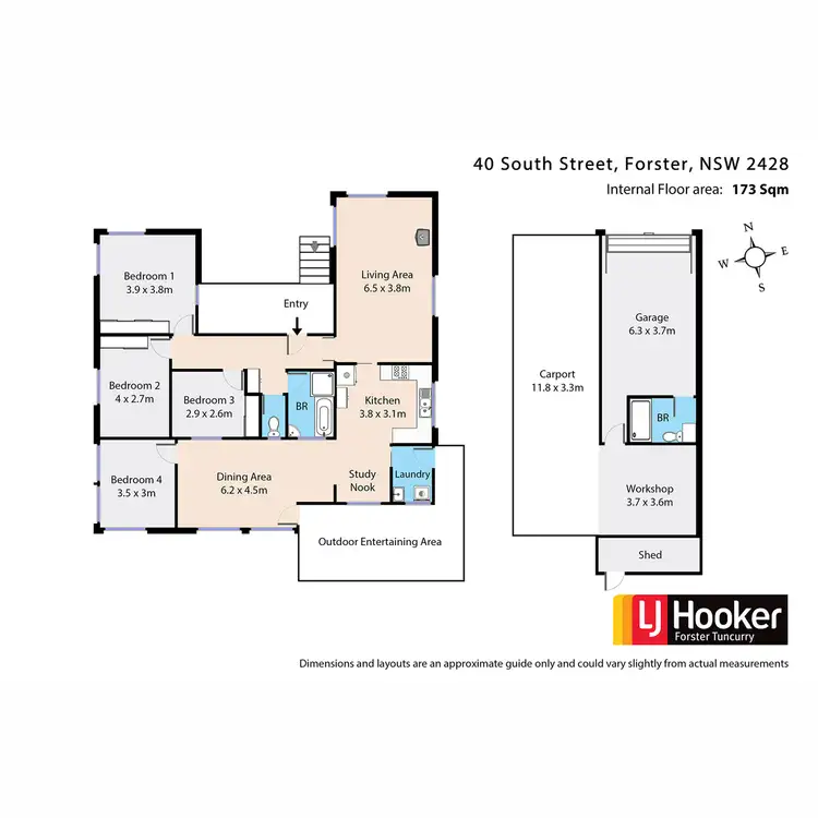Floorplan of Homely house listing, 40 South Street, Forster NSW 2428