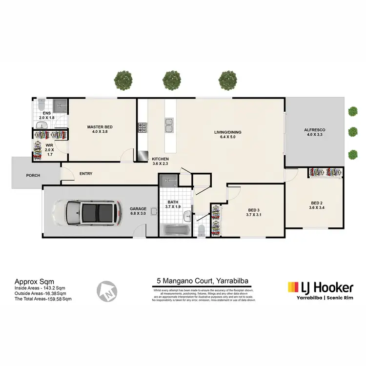 Floorplan of Homely house listing, 5 Mangano Court, Yarrabilba QLD 4207