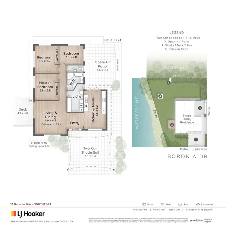 Floorplan of Homely house listing, 33 Boronia Drive, Southport QLD 4215