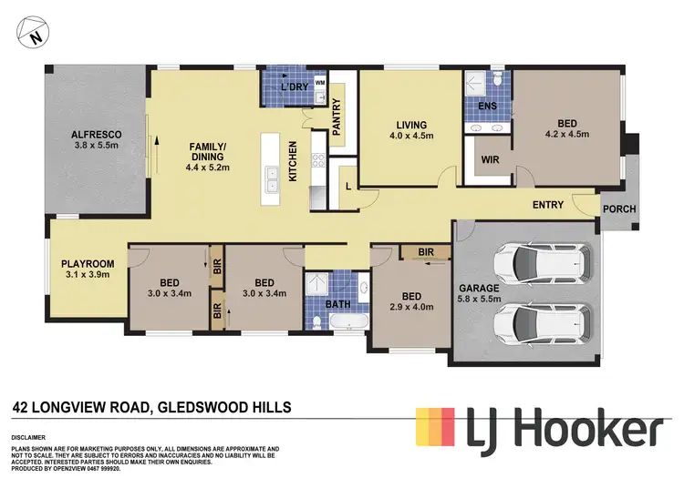 Floorplan of Homely house listing, 42 Longview Road, Gledswood Hills NSW 2557