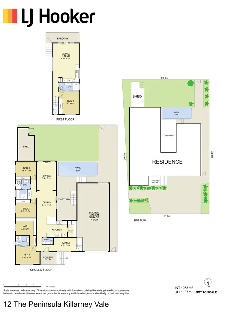 Floorplan of Homely house listing, 12 The Peninsula, Killarney Vale NSW 2261