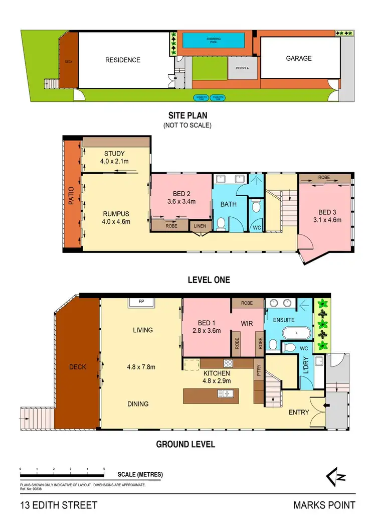 Floorplan of Homely house listing, 13 Edith Street, Marks Point NSW 2280