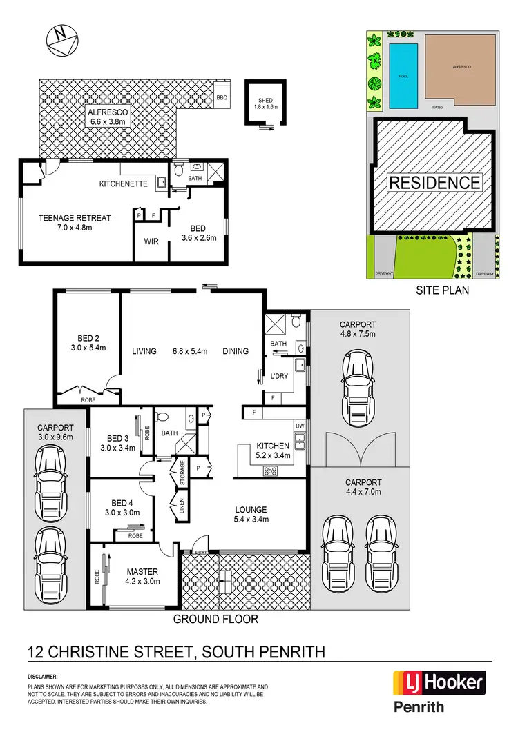 Floorplan of Homely house listing, 12 Christine Street, South Penrith NSW 2750