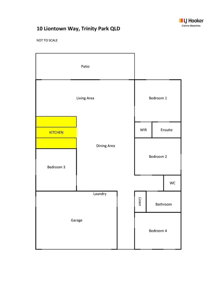Floorplan of Homely house listing, 10 Liontown Way, Trinity Park QLD 4879