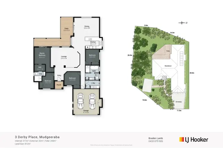 Floorplan of Homely house listing, 3 Derby Place, Mudgeeraba QLD 4213