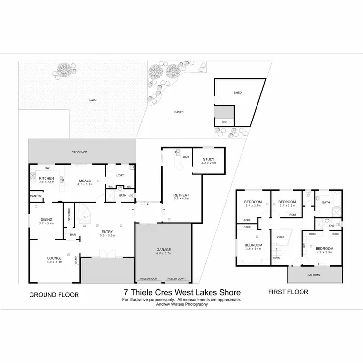 Floorplan of Homely house listing, 7 Thiele Crescent, West Lakes Shore SA 5020