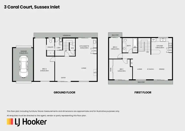 Floorplan of Homely house listing, 3 Coral Court, Sussex Inlet NSW 2540