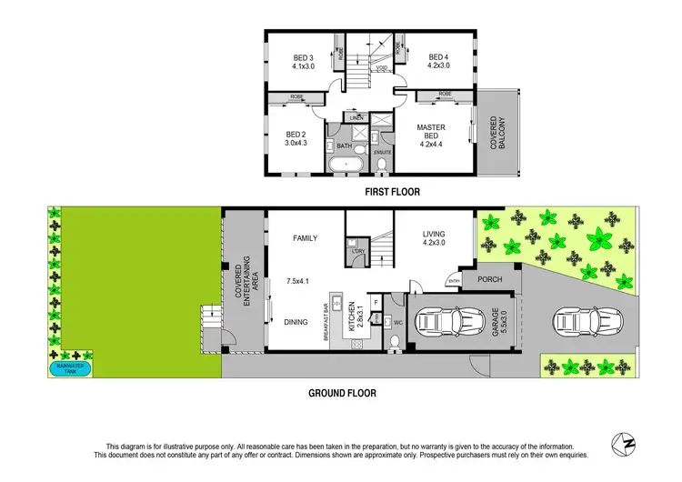 Floorplan of Homely semi-detached listing, 3 Dunstan Avenue, Milperra NSW 2214