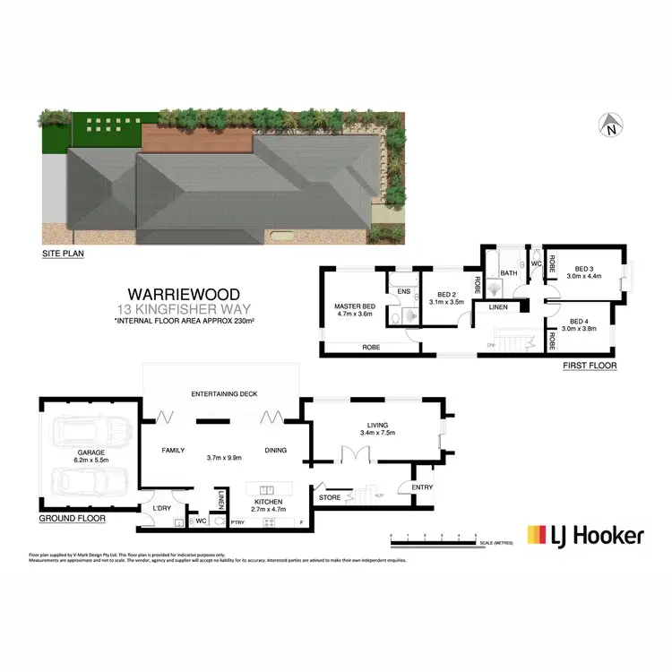 Floorplan of Homely house listing, 13 Kingfisher Way, Warriewood NSW 2102