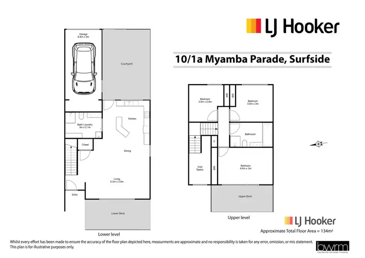 Floorplan of Homely townhouse listing, 10/1A-1B Myamba Parade, Surfside NSW 2536