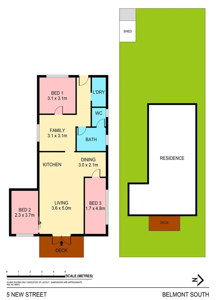 Floorplan of Homely house listing, 5 New Street, Belmont South NSW 2280