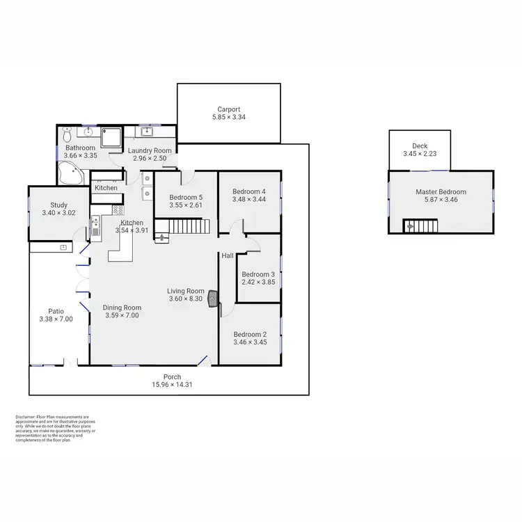 Floorplan of Homely rural property listing, 157 Riverway Road (Boorara Brook), Northcliffe WA 6262