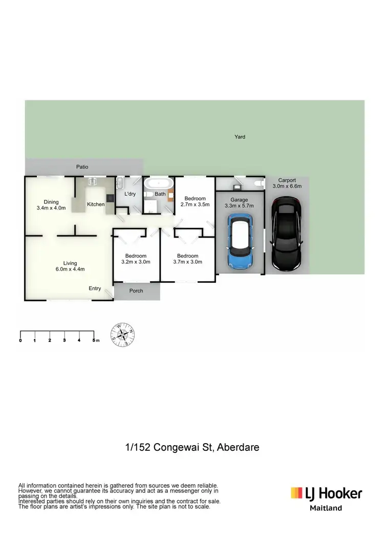 Floorplan of Homely block of units listing, 1&2/152 Congewai Street, Aberdare NSW 2325