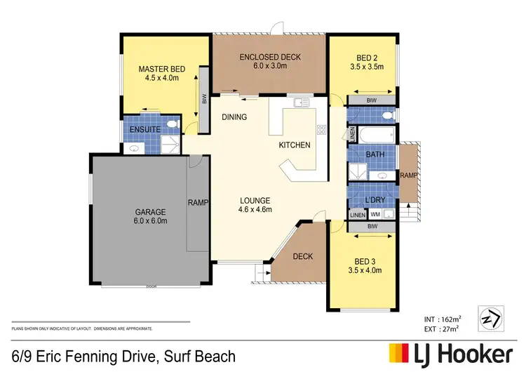 Floorplan of Homely house listing, 6/9 Eric Fenning Drive, Surf Beach NSW 2536