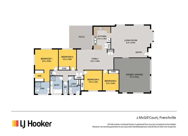Floorplan of Homely house listing, 2 McGill Court, Norman Gardens QLD 4701
