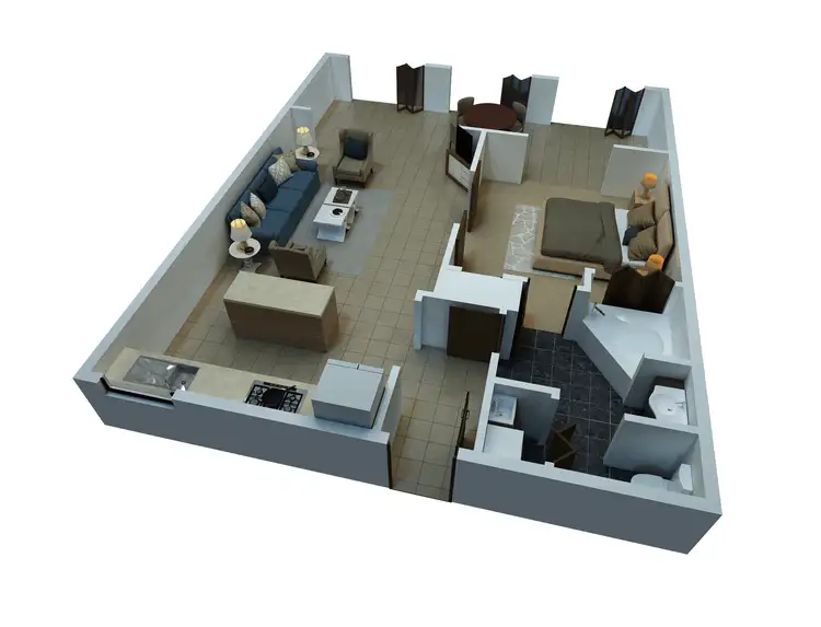 Floorplan of Homely unit listing, 44/81-85 Cedar Road, Palm Cove QLD 4879